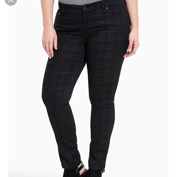 checkered pants plus size